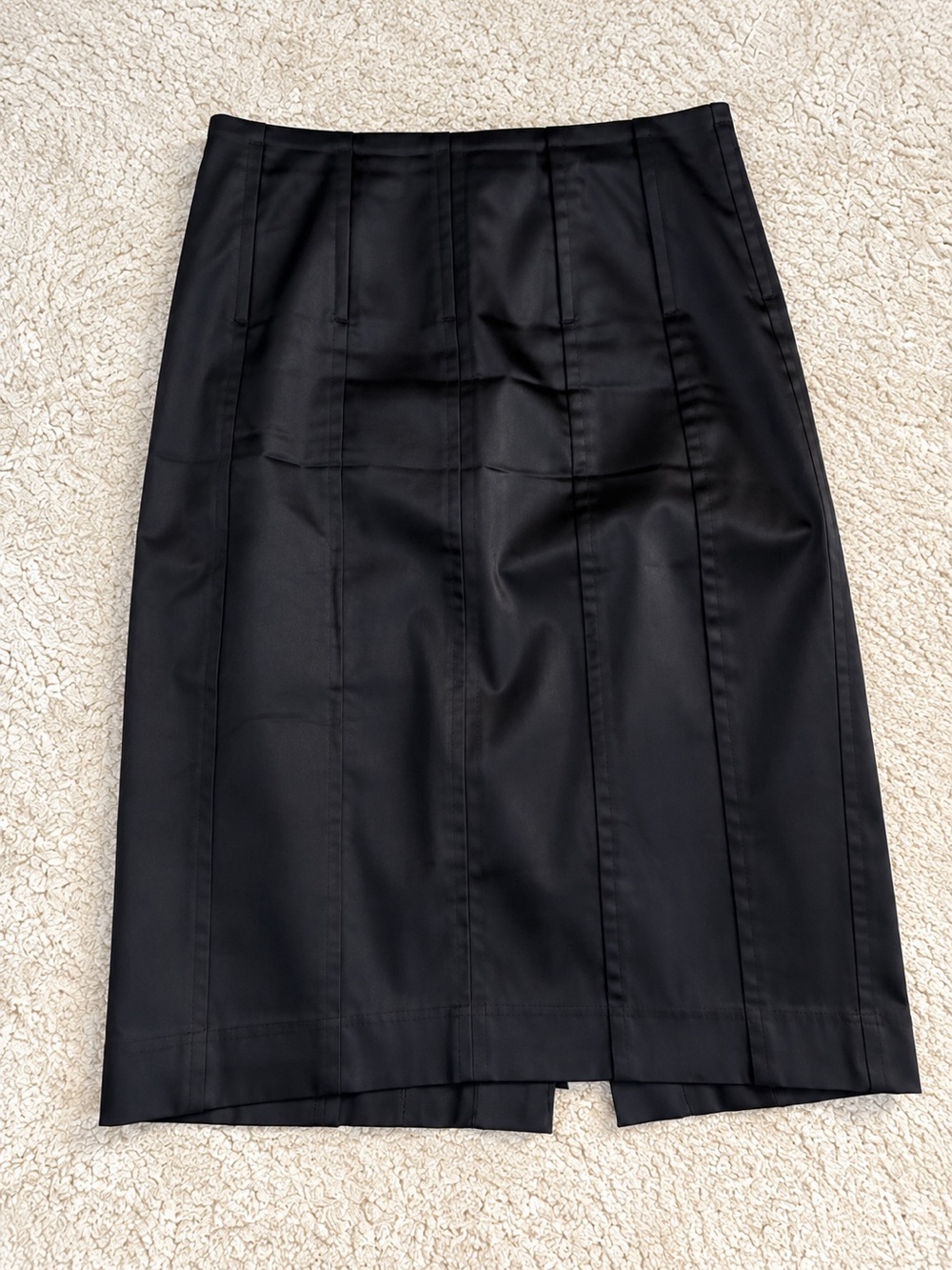 Arden B. Black Satin Pencil Skirt Size 2